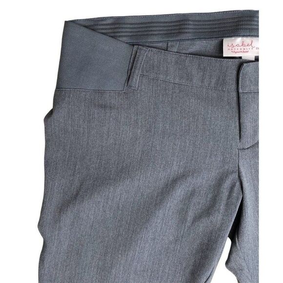Isabel Maternity Side-Panel Leggings Womens Grey 6 Medium Elastic Comfort Waist‎ - Picture 5 of 10